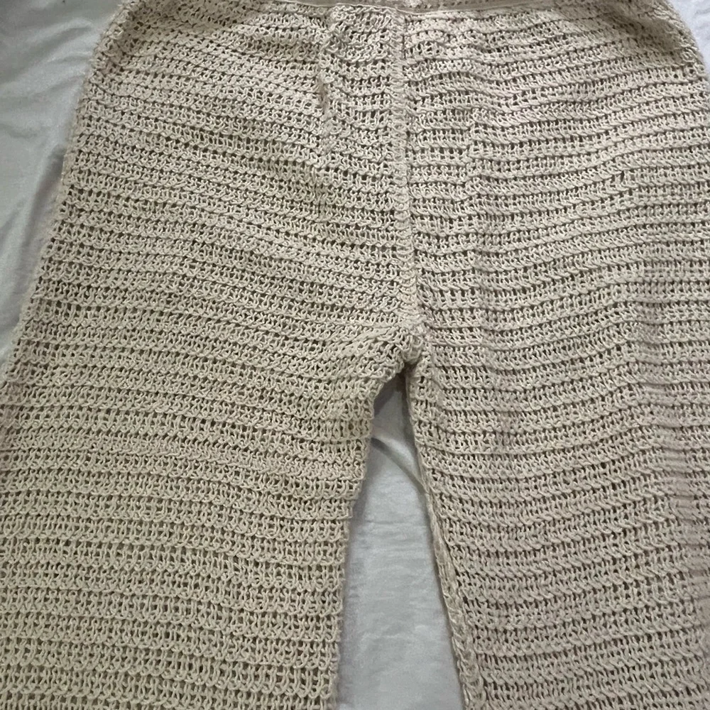 Bohemian Top & Pant Crochet Lace Pattern Set by Solitaire Size L, fits like M. - Picture 3 of 5